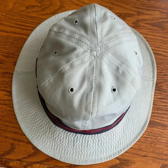 Vintage Union Made Light Blue Bucket Hat Small – Striped Band USA Made 21" - Picture 8 of 8